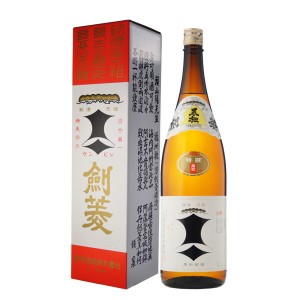 【1本箱入り】黒松　剣菱　特撰　1800ml