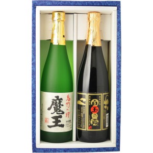 飲み比べ 魔王　25度　720ml＆白玉の露　25度　720ml　芋焼酎　2本飲み比べセット（ギフト箱付）