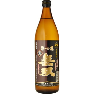 さつま無双　黒ラベル　黒麹　芋　25度　900ml