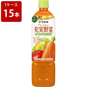 伊藤園　充実野菜　緑黄色野菜ミックス　740mlペットボトル（1ケース/15本入り） 