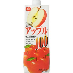 ジューシー　アップル　濃縮果汁還元100％　1000ｍｌ　紙パック（単品/1本）
