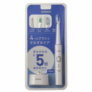 オムロン 電動歯ブラシ HT-B304-W ホワイト 充電式