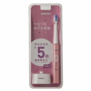 オムロン 電動歯ブラシ HT-B303-PK ピンク 充電式