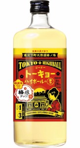 ギフト プレゼント 家飲み 家呑み リキュール トーキョーハイボールの素 梅風味 720ml瓶 2ケース12本入 合同酒精