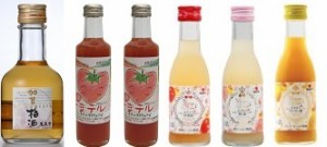 プレゼント ミニギフト 福袋 梅酒 萬歳楽加賀梅酒180ML1本  とまテル200ML 2本 とろこく梅酒180ML各1本（桃1本・林檎1本・マンゴー1本） 