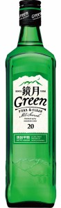 韓国焼酎 20度 鏡月グリーン 700ml 瓶 サントリー