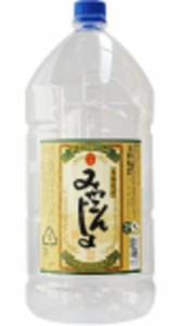 芋焼酎 みやこんじょ黒20° 5Ｌ×4本=1ケース エコペット 宮崎県 都城酒造 一部地域送料無料