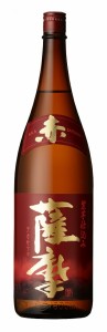 芋焼酎 限定品 25° 赤薩摩 1.8L瓶(1800ml) 2本 鹿児島県 薩摩酒造 送料無料