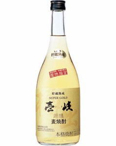 送料無料 壱岐スーパーゴールド 22度 720ml 4本 箱無し 麦焼酎 長期貯蔵樫樽 長崎県 玄海酒造