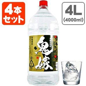 芋焼酎 25°鬼嫁 芋 4L ペット 4本 鹿児島県 岩川醸造 送料無料