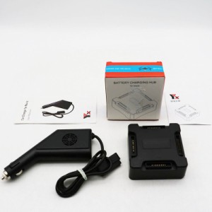 Yx バッテリー充電ハブ BATTERY CHARGING HUB YX-M01 ＋ カーチャージャー 中古良品