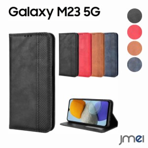 Galaxy M23 5G ケース スマホケース 手帳型 シンプル カバー 手帳型ケース Galaxy M23 5G 高級PU レザー カバー カードポケット 手作り 