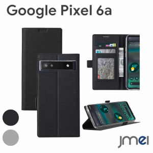 Pixel6a ケース 手帳型 耐衝撃 PUレザー TPU マグネット吸着 サイドマグネット 財布型 カード収納 Google ピクセル 6a カバー カードポケ
