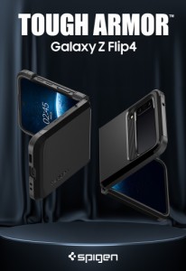 Galaxy Z Flip4 ケース Galaxy Z Flip4 5G ケース 米軍MIL規格取得 ヒンジ保護 SC-54C SCG17 3重構造 レンズ保護 タフ・アーマー シュピ