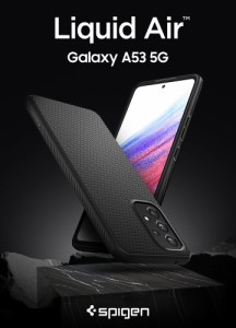 Galaxy A53 5G ケース TPU リキッド・エア シュピゲン 衝撃吸収 Liquid Air Spigen 耐衝撃 米軍MIL規格取得 SC-53C SCG15 プリズムパター