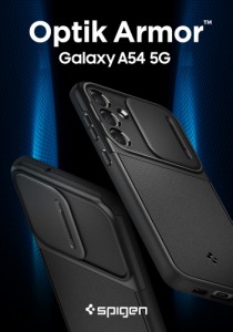 Galaxy A54 ケース 耐衝撃 カメラレンズ保護 スライド式 オプティック・アーマー シュピゲン SC-53D SCG21 傷つけ防止 docomo au スマー