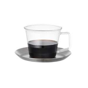 コーヒーカップ&ソーサー　CAST　ステンレス　23085