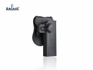 AMOMAX QR-Tactical ホルスター (リアルサイズ S&W M&P Compact) BLACK