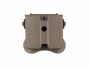 AMOMAX Universal ダブルマガジンポーチ (3段階サイズ調整可能 Single/Double Stacks両対応) FDE