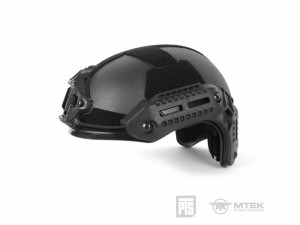 PTS MTEK FLUX ヘルメット/Black (グラスファイバー強化ABS製)