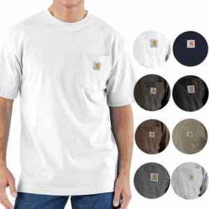 カーハート Tシャツ メンズ 半袖 K87 USAモデル Carhartt 大きいサイズ 半袖Tシャツ ポケット付き 送料無料 ブランド スポーツ Carhartt 