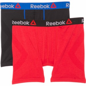 リーボック メンズ パンツ ストレッチ-パフォーマンス ファッション ボクサー ブリーフ - 2-パック 下着 インナー ブランド Reebok Stret