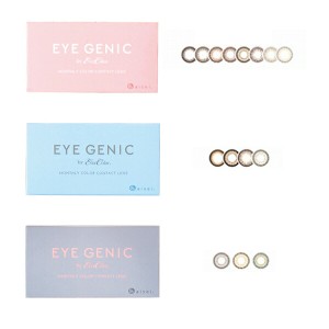 アイジェニック EYE GENIC 1MONTH 度あり 1枚入り カラコン 1か月 マンスリー 使い捨て 全15色 度あり カラーコンタクト