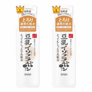 なめらか本舗 とてもしっとり化粧水 200ml ×2セット 豆乳イソフラボン おすすめ化粧水 基礎化粧品 化粧水 スキンケア 保湿成分 もちもち