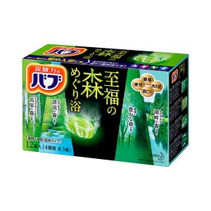 花王 バブ 至福の森めぐり浴 12錠入 Kao 入浴剤 薬用入浴剤 錠剤タイプ 炭酸力 腰痛 疲労 冷え性 肩こり 医薬部外品