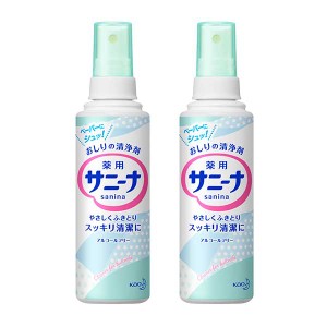 花王 薬用 サニーナ 90mL 本体 ×2セット Kao おしりの清浄剤 ケア用品 アルコールフリー スプレータイプ デリケートゾーン 医薬部外品 