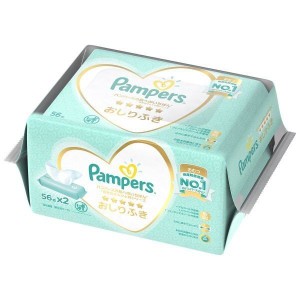 パンパース 肌へのいちばん おしりふき 56枚×2パック入り pampers おむつ パンツ 紙オムツ 赤ちゃん ギフト 贈り物 吸収性 人気 ランキ