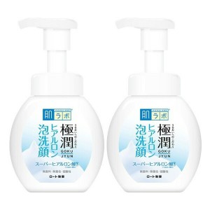 ロート 肌ラボ 極潤 ヒアルロン 泡洗顔 160ml ロート製薬 ROHTO ハダラボ 洗顔料 泡 スーパーヒアルロン酸 潤い もっちり 乾燥 乾燥肌 混