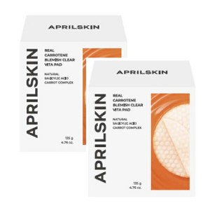 エイプリルスキン リアル カロテン パッド 60枚 135g APRILSKIN エイプリルスキン 毛穴ケア トナーパッド 皮脂ケア 鎮静 韓国コスメ スキ