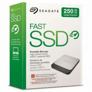 SEAGATE Fast SSD ポータブルドライブ 250GB ポータブルSSD シーゲート