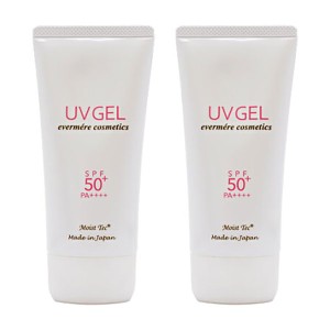 エバメール モイストテック UVジェル 50＋ 70g SPF50+ PA++++ おすすめ日焼け止め 保湿 ジェルタイプ 全身使える 日焼け 対策 UVケア 紫