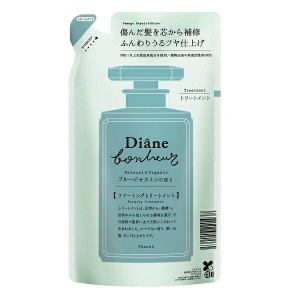 ダイアン ボヌール ブルージャスミンの香り ダメージリペア＆シャイン トリートメント 詰め替え 400ml Diane Bonheur オーガニック つめ