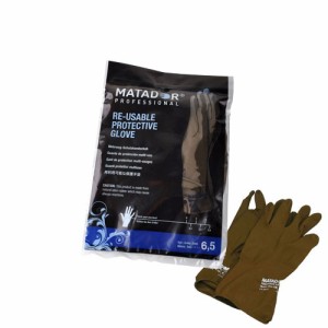 マタドール ゴム手袋 6 1/2 耐久性 パーマ用品 シャンプー用品 天然ゴム 6.5インチ 定番