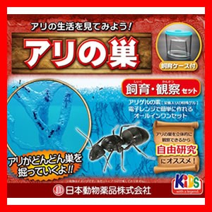 アリの巣 飼育観察セット 夏休み 宿題 自由研究 アリ観察セット 調べ学習 アリ飼育セット エサやり不要 あり飼育キット アリ飼育セット 