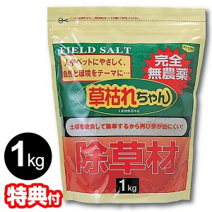 日本製 完全無農薬 除草剤 草枯れちゃん 1kg 無農薬除草材 くさかれちゃん 1キロ 非農耕地専用 除草材 無農薬 墓 遊歩道 石畳 路地 目地 