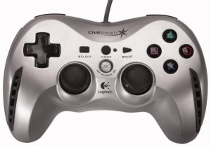 【送料無料】【中古】PS3 プレイステーション 3 ゲームコントローラ ロジクール チルストリーム シルバー