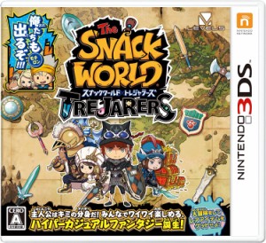 【送料無料】【中古】3DS スナックワールド トレジャラーズ