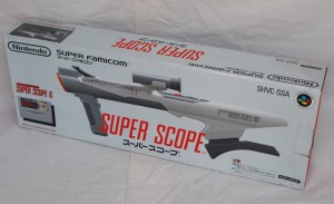 【送料無料】【中古】SFC スーパーファミコン スーパースコープ セット （スコ-プ付き) コントローラー ガン（箱付き）