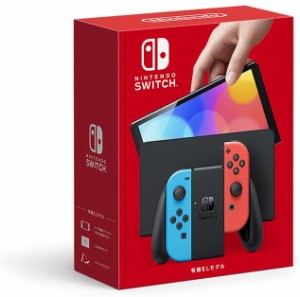【送料無料】【中古】Nintendo Switch 本体 Nintendo Switch(有機ELモデル) Joy-Con(L) ネオンブルー/(R) ネオンレッド（箱説付き）