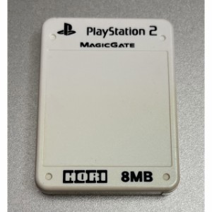 【送料無料】【中古】PS2 プレイステーション2 プレイステーション2専用 メモリーカード8MB ルミナスホワイト ホリ MAGIC GATE