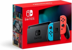 【送料無料】【中古】Nintendo Switch Nintendo Switch Joy-Con(L) ネオンブルー/(R) ネオンレッド (バッテリー持続時間が長くなったモデ