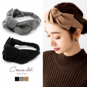 【ゆうパケットOK】ヘアターバン ヘアバンド レディース 大人 ヘアアクセサリー ビッグリボン クロス ツイスト 幅広 大人カジュアル シン