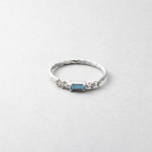 【ゆうパケット送料無料】シルバー925 リング 指輪 金属アレルギー silver925 sv925 刻印あり レディース 13号 オーロラカラー キュービ