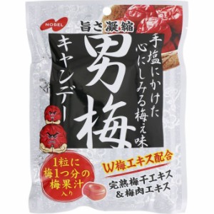 男梅 キャンデー 80g【ノーベル製菓】【メール便２個まで】