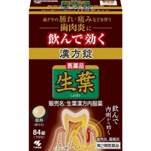 【第2類医薬品】生葉漢方薬 84錠【小林製薬】