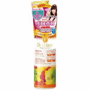 DETクリア ブライト＆ピール ピーリングジェリー〈ミックスフルーツの香り〉180mL【明色化粧品】【納期：1週間程度】